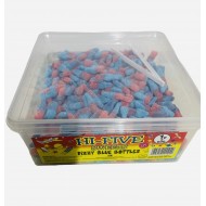 Hi Five Jelly Sweets Fizzy Blue Bottles 100% Halal Full Tub 600 Pcs